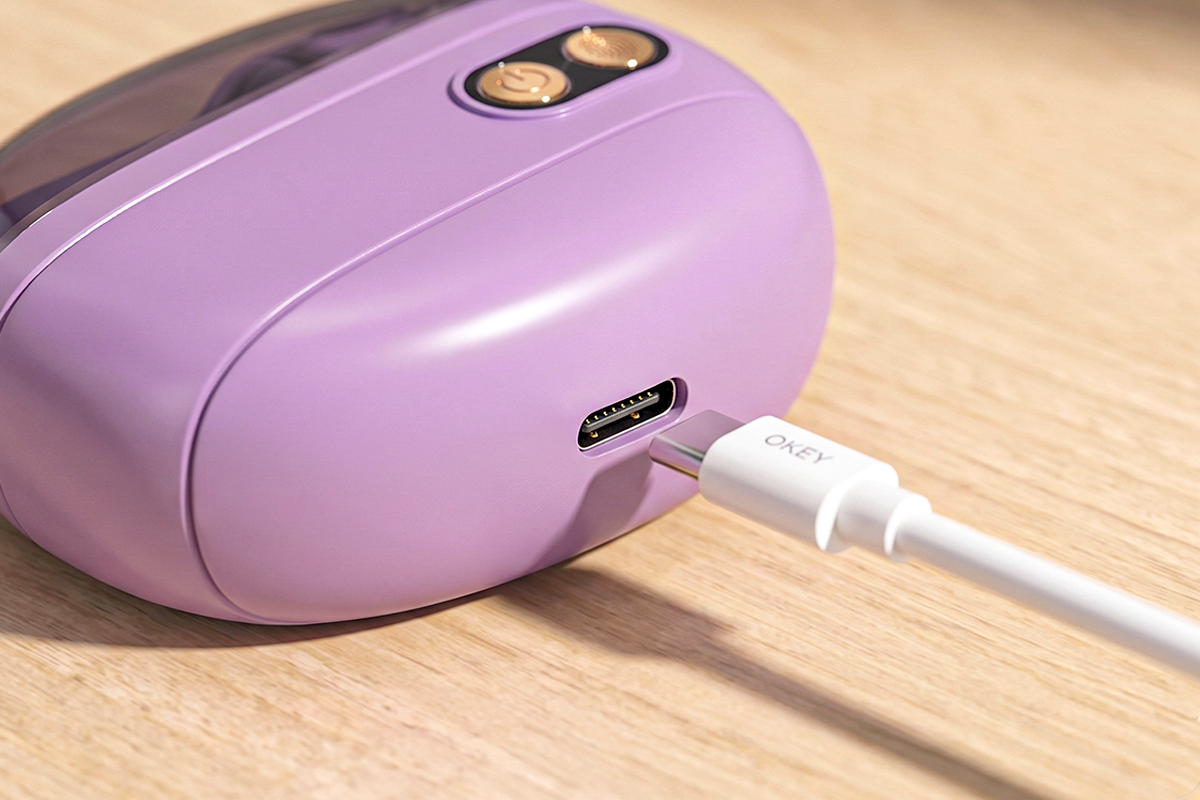 Elektrisk nagelklippare 2-i-1 med filfunktion