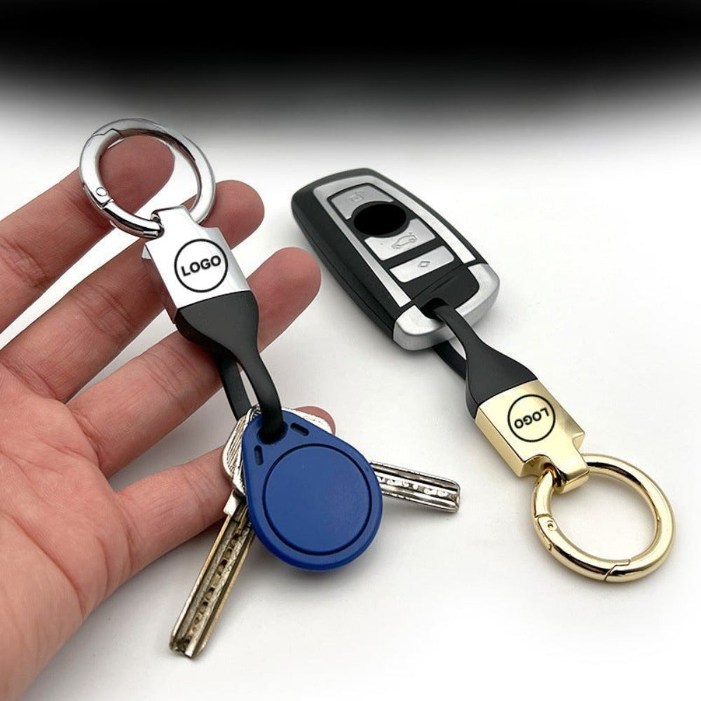 Premium Nyckelring med Logotyp