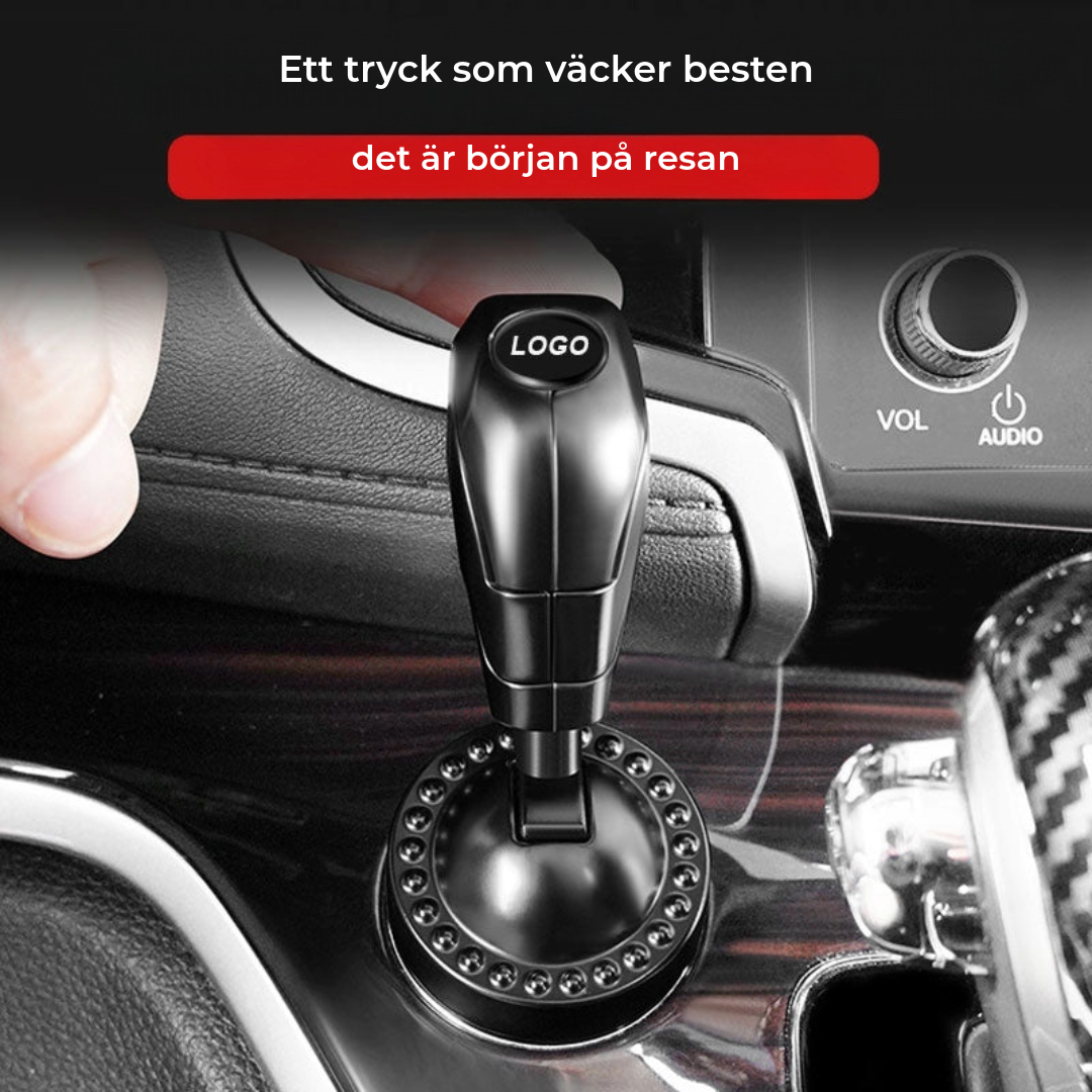Starthandtag med billogotyp