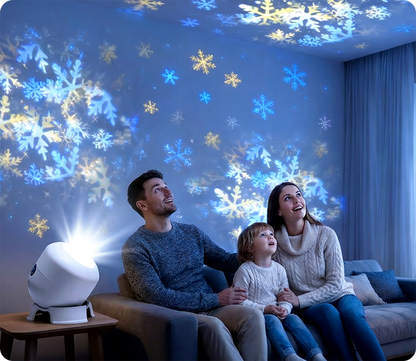 Dynamiskt Roterande LED-Projektor
