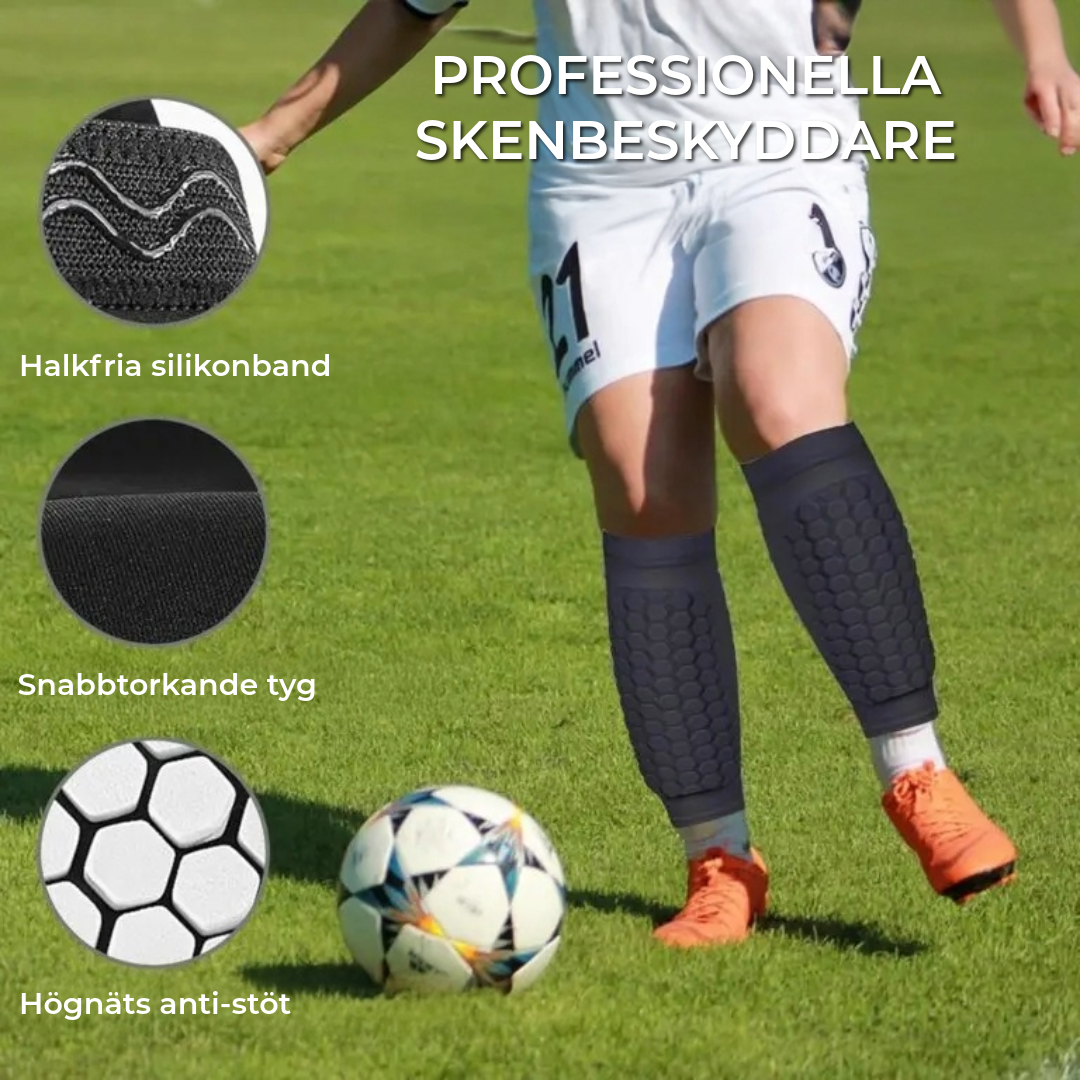 ProShield - Fotbollsskydd – Kompressionsärm med bikakeskydd för ett säkrare och smidigare spel