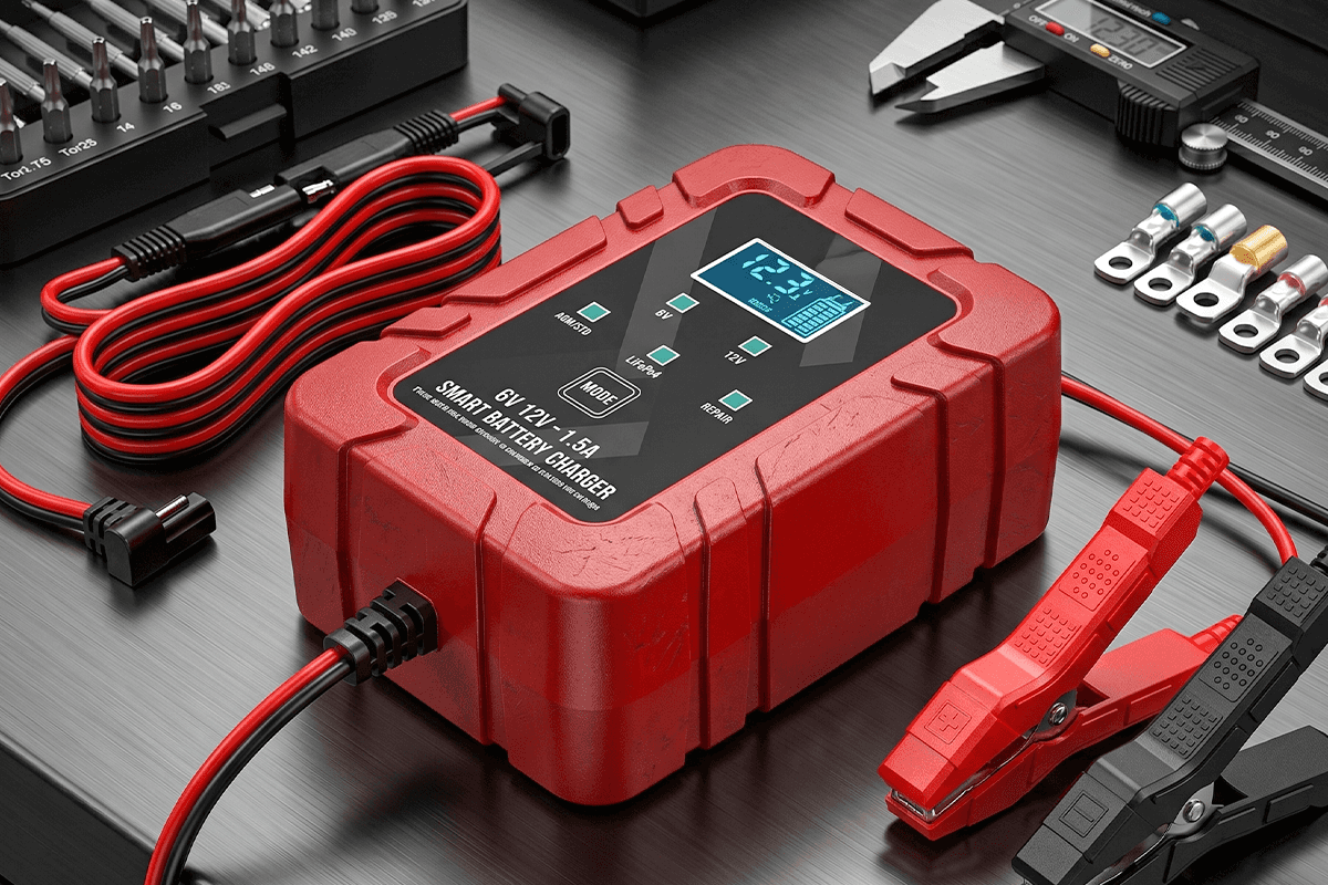 Smart Batteriladdare för optimal batterikondition