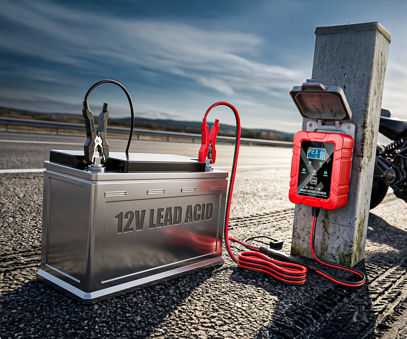 Smart Batteriladdare för optimal batterikondition