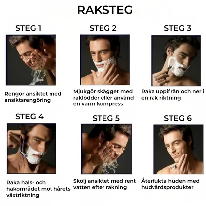 ProShave 6 – Rakblad med 6 blad i förpackningar om 24/48 st. Klassisk och säker rakning med sex blad för precision, komfort och lång livslängd