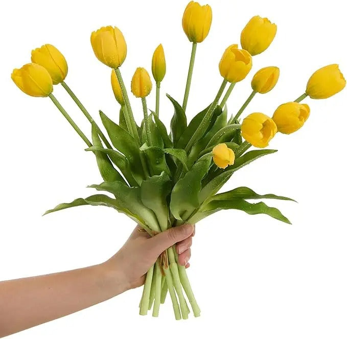 Everbloom Tulpaner – Real Touch Naturtrogna konsttulpaner med en verklighetstrogen textur