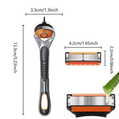 ProShave 6 – Rakblad med 6 blad i förpackningar om 24/48 st. Klassisk och säker rakning med sex blad för precision, komfort och lång livslängd