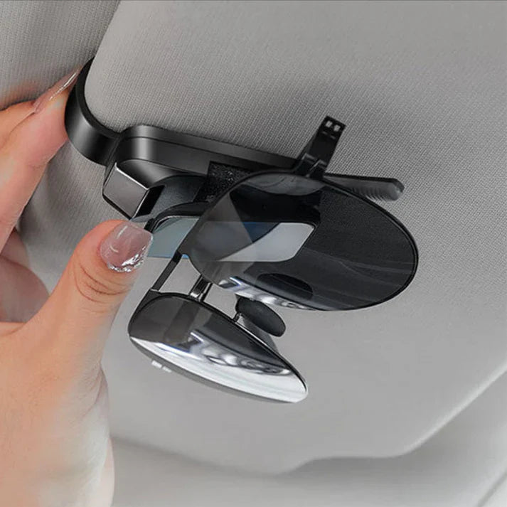 Multifunktionell klämma och hållare för bilglasögon