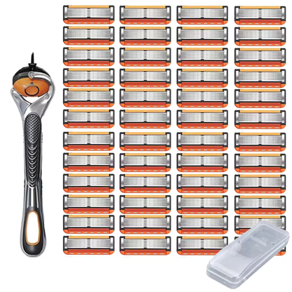 ProShave 6 – Rakblad med 6 blad i förpackningar om 24/48 st. Klassisk och säker rakning med sex blad för precision, komfort och lång livslängd