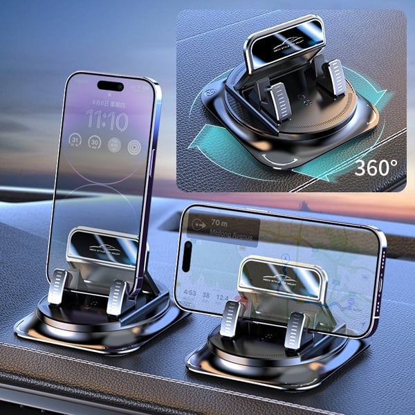 Biltelefonhållare med 360° roterbar funktion
