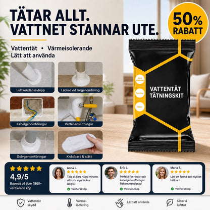 Vattentät tätningsmassa – Flexibel, väderbeständig och enkel att applicera