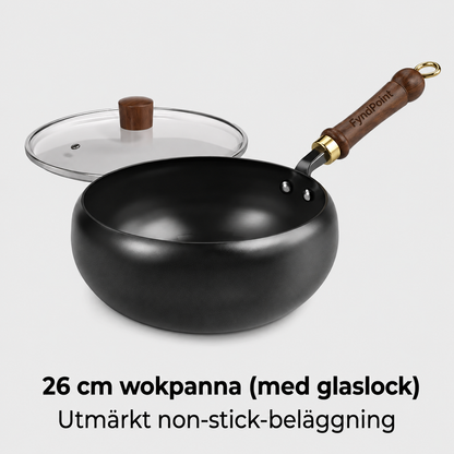 Obehandlad gjutjärnspanna – inga kemikalier, ingen flagnande beläggning