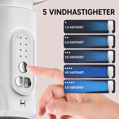 Motoriserad stående fläkt