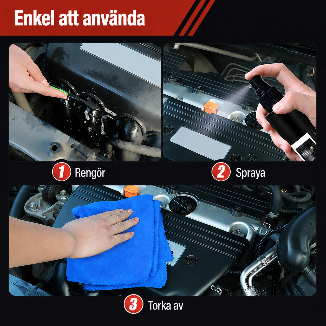 Motorrengöringsspray