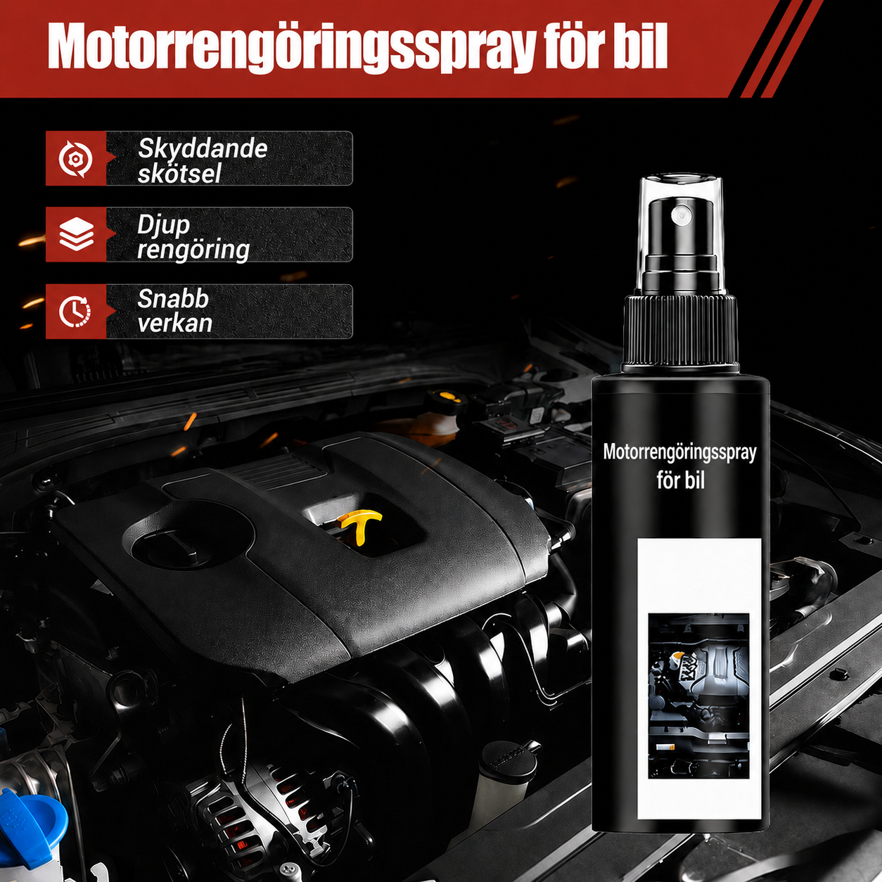 Motorrengöringsspray