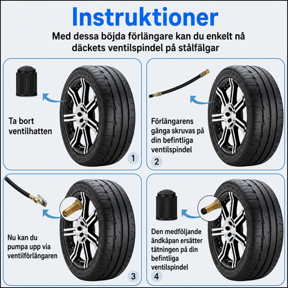 Universell ventilförlängare