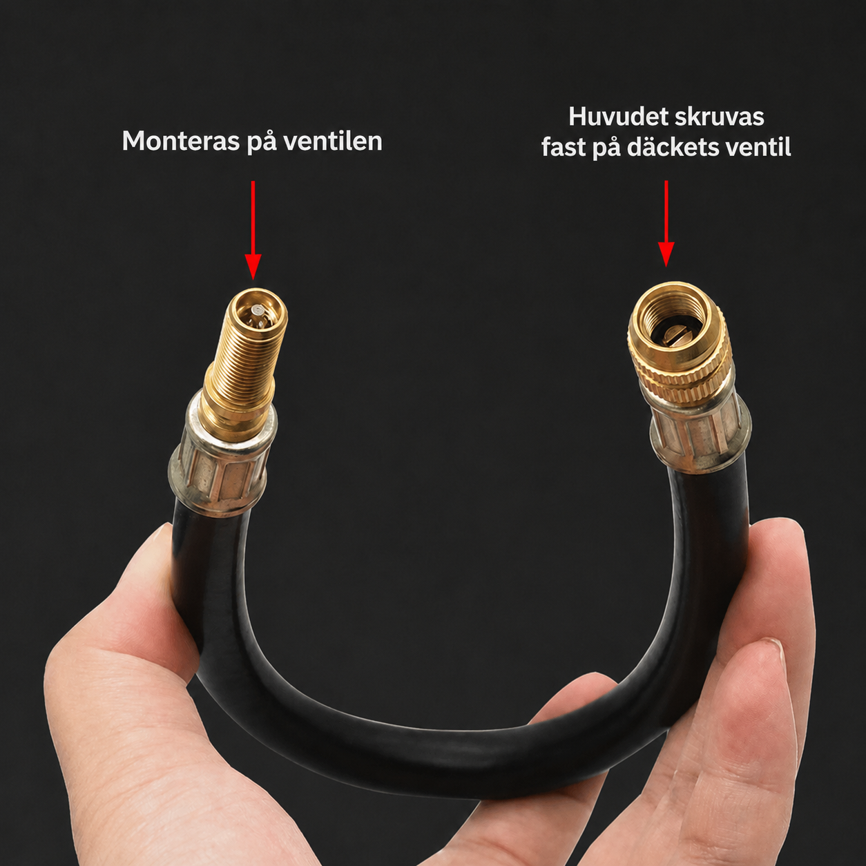 Universell ventilförlängare