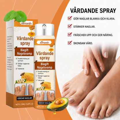 Bigiftsspray mot nagelsvamp