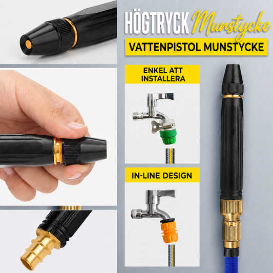 Förbättrad högtryckstvätt för biltvätt