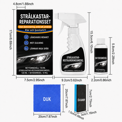 Restaureringsset för Bilstrålkastare