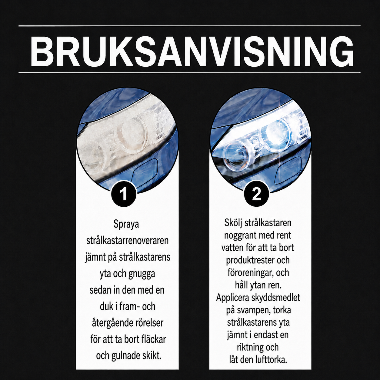 Restaureringsset för Bilstrålkastare