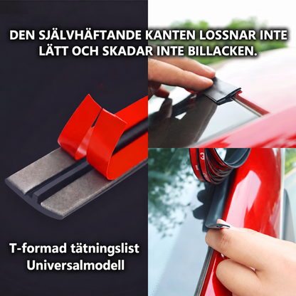 Gummitätningslist för bil, kan skäras till