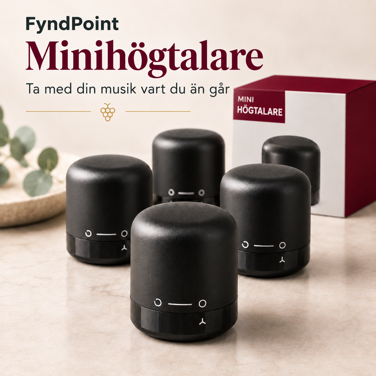 Flaskförslutare för Vin och Champagne