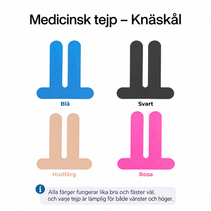 Korrigeringstejp för Knäleden - Rör dig med självförtroende igen utan att ständigt behöva tänka på ditt knä