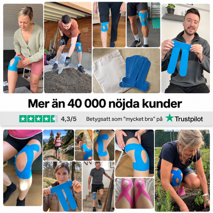 Korrigeringstejp för Knäleden - Rör dig med självförtroende igen utan att ständigt behöva tänka på ditt knä