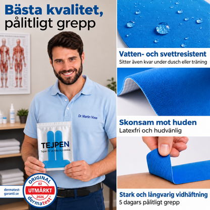 Korrigeringstejp för Knäleden - Rör dig med självförtroende igen utan att ständigt behöva tänka på ditt knä