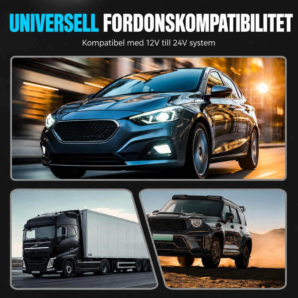Universell FM Bluetooth-sändare - Trådlös musikstreaming och handsfreesamtal