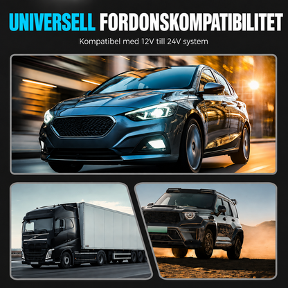 Universell FM Bluetooth-sändare - Trådlös musikstreaming och handsfreesamtal