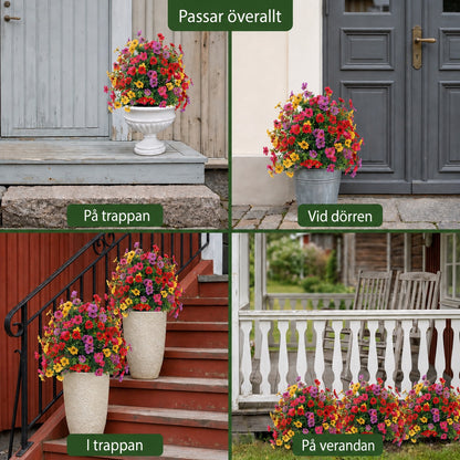 FloraLux - Högkvalitativa Konstgjorda Blommor för Entré och Terrass