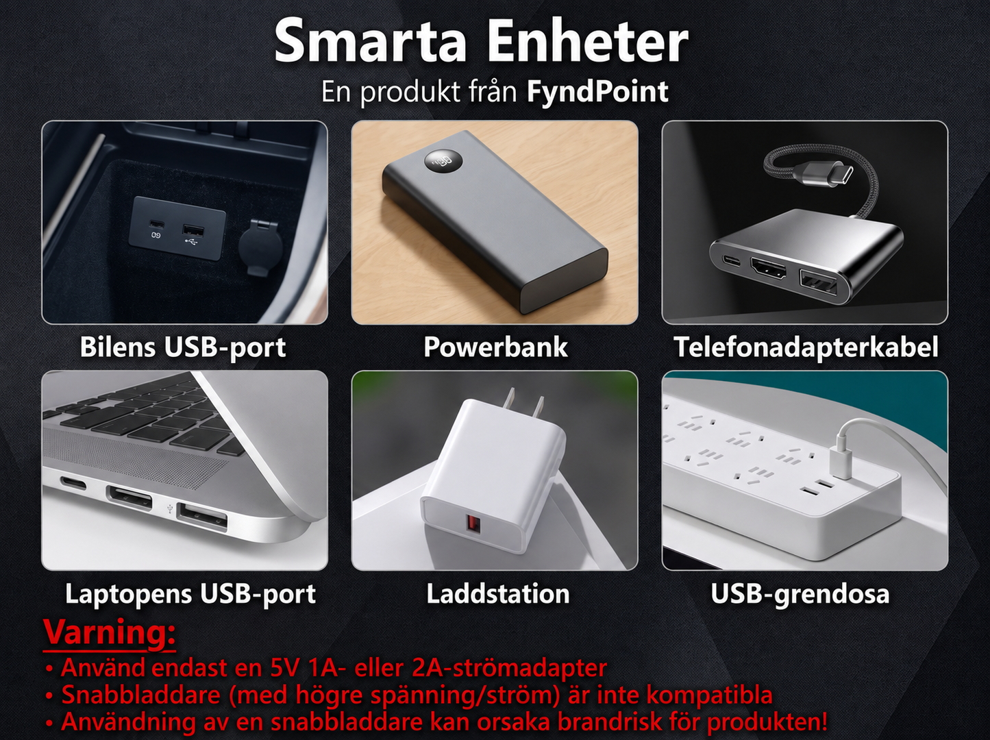 USB-nattlampa för bilen