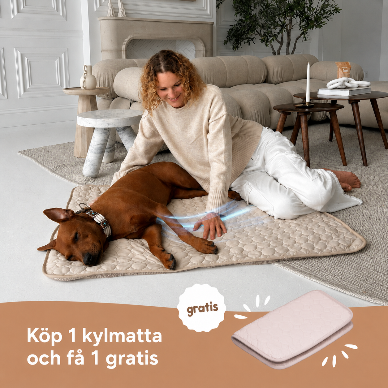 ArcticCloud® - Kylande hundmatta (1+1 GRATIS)