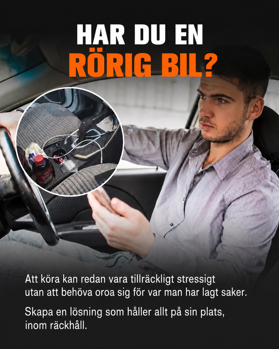 Multifunktionellt Armstöd i Läder