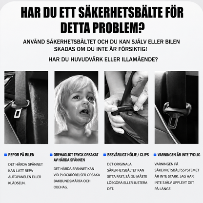 Skyddshölje för bilbälte med logotyp