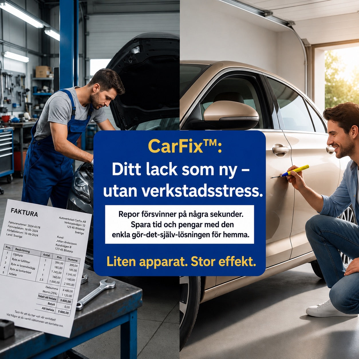 CarFix: En rörelse och repan är borta