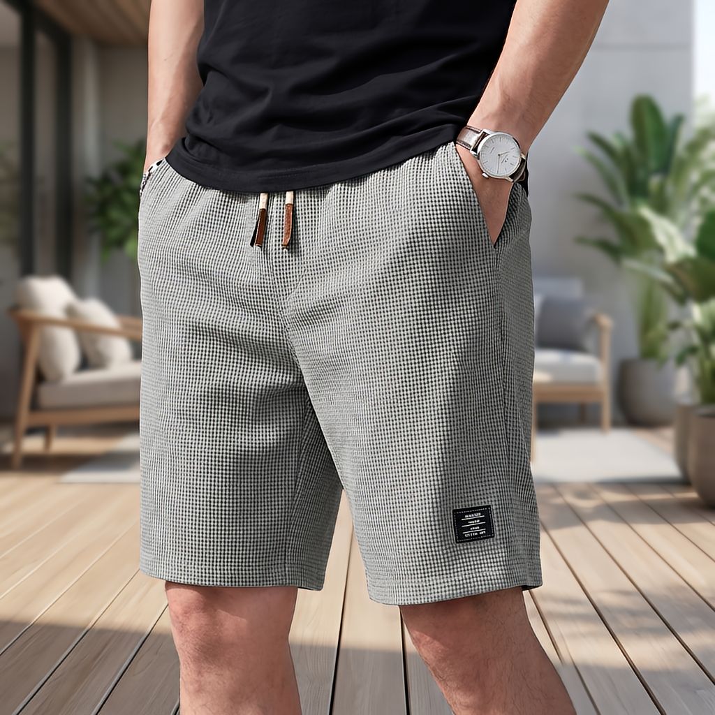 Herrshorts | Bekväma sommarshorts med elastisk midja