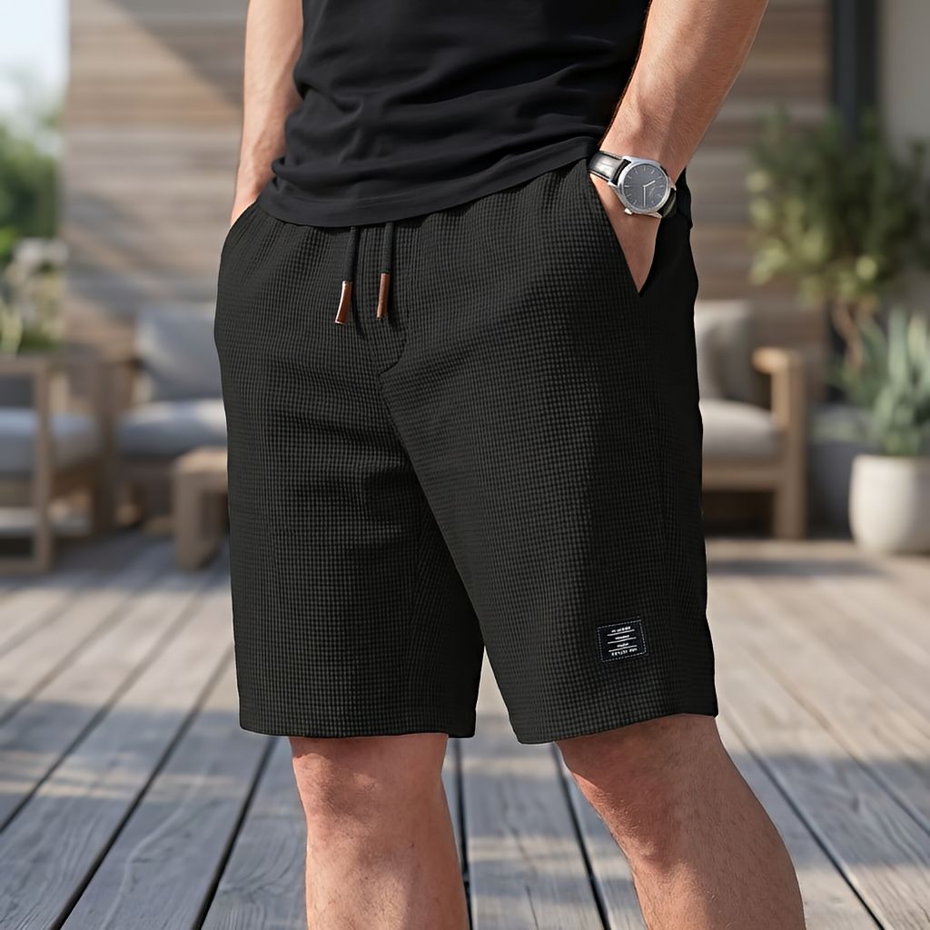 Herrshorts | Bekväma sommarshorts med elastisk midja