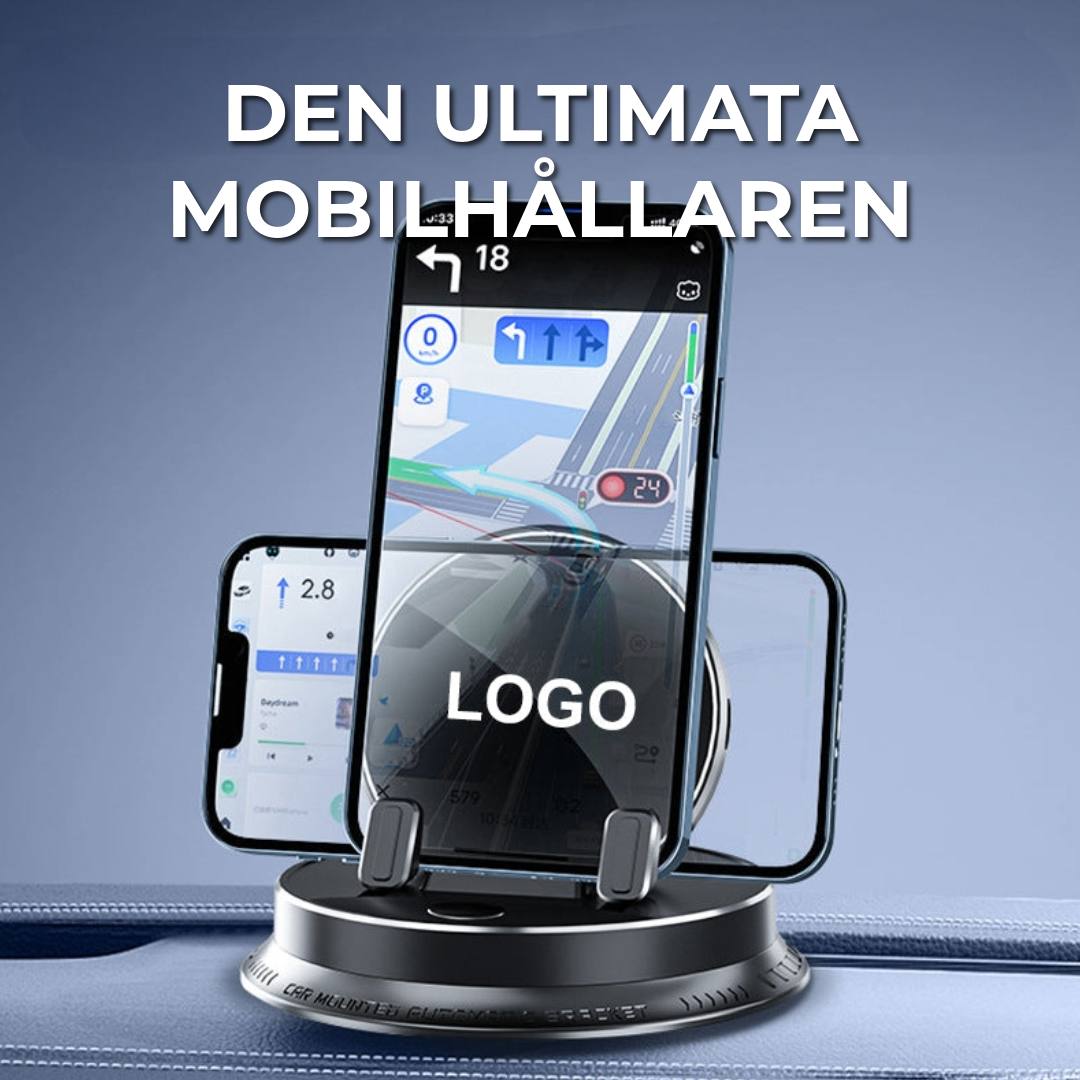 Lyxbilhållare med logotyp