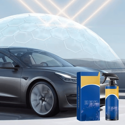 Bilbeläggningsspray för långvarig glans och skydd