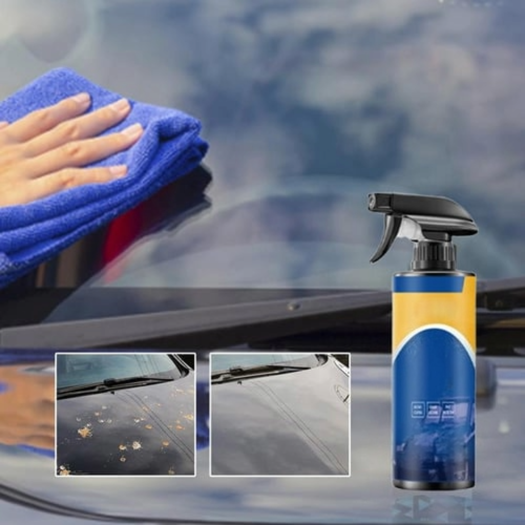 Bilbeläggningsspray för långvarig glans och skydd