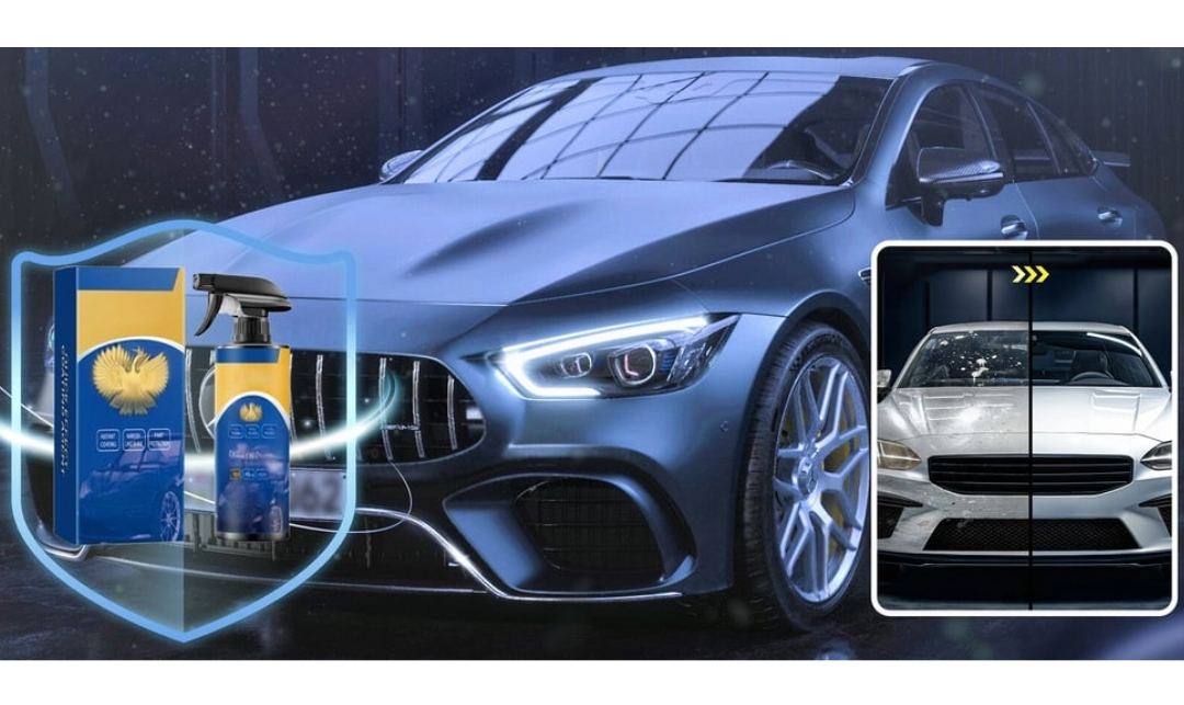 Bilbeläggningsspray för långvarig glans och skydd