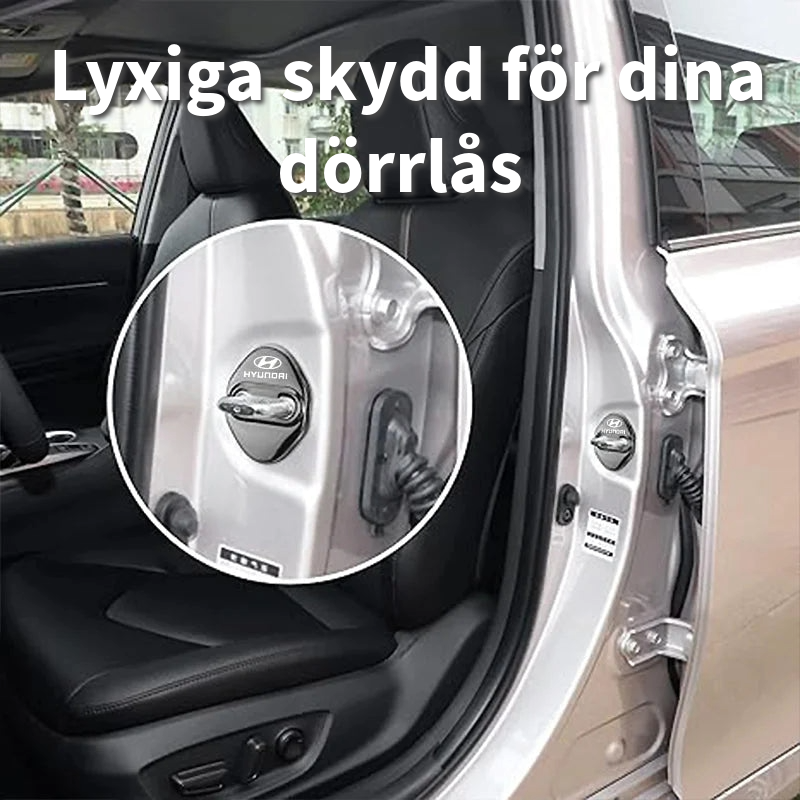 Lyxiga skyddspads för bildörrslås | 4 st