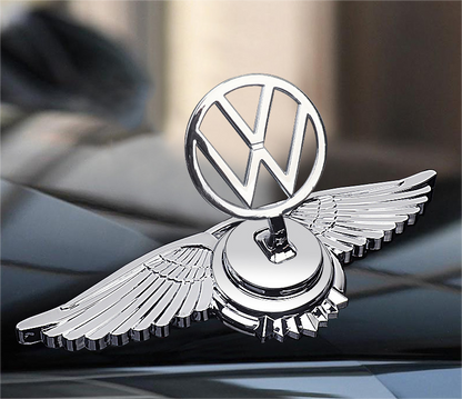 Motorhuvsemblem med billogo