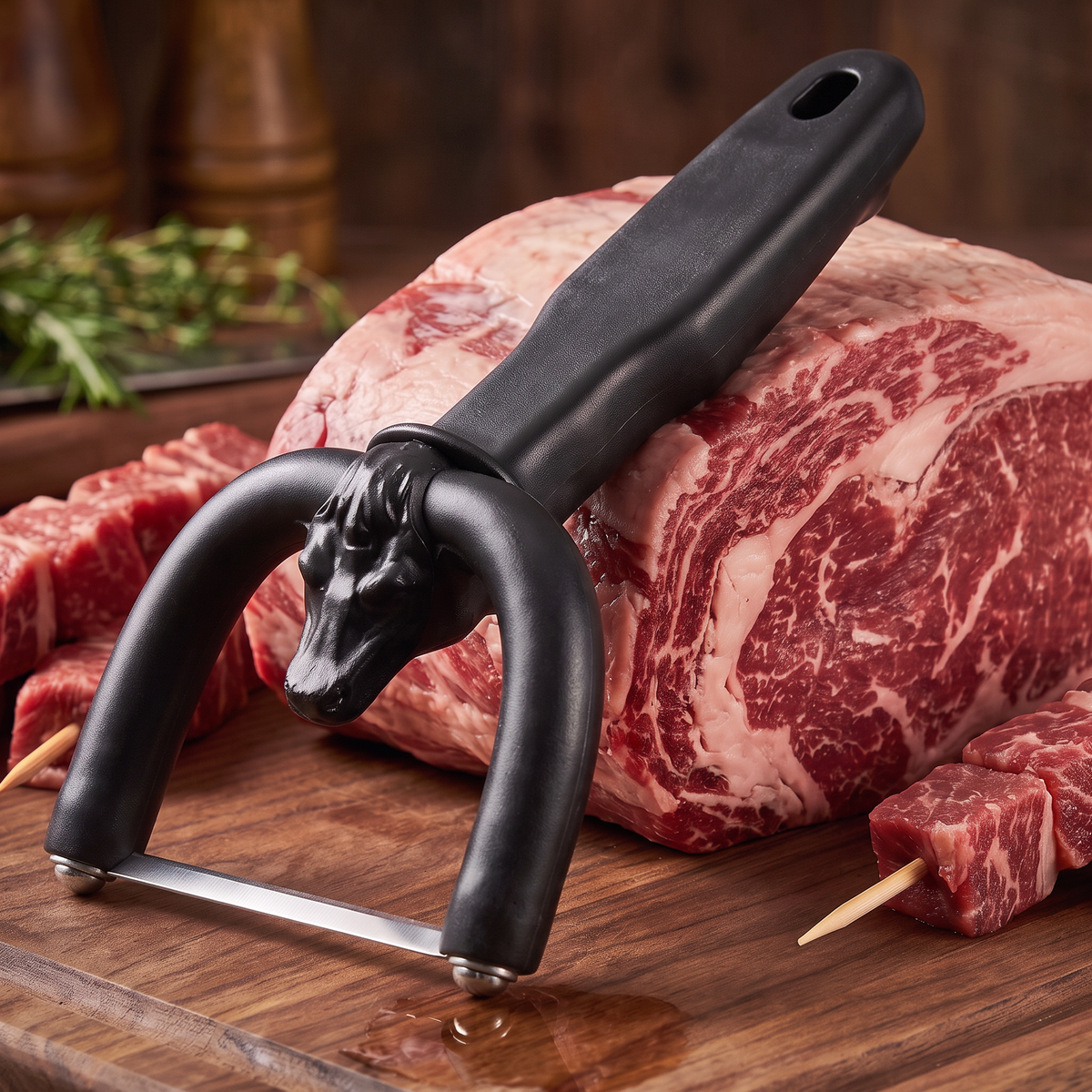 Handkniv för att ta bort fett från nöt- och fläskkött