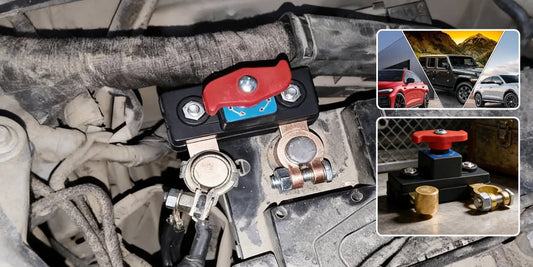 Universell batterifrånskiljare och skydd mot krypström