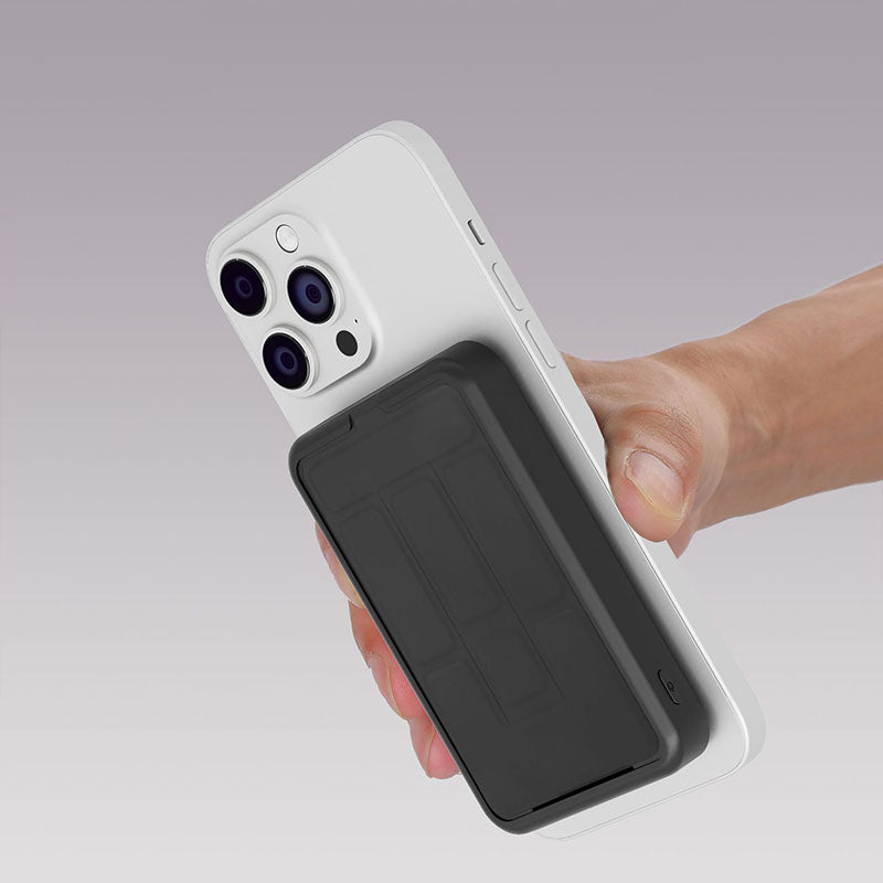 Magnetisk Trådlös Powerbank med Ställ