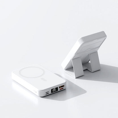 Magnetisk Trådlös Powerbank med Ställ